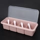 thumbnail image 3 of Sazonado de Especias de Estante, Caja de Condimento Acrílico Duradera, Con Cubierta 4 Compartimios Con Cuchara para TODO TUPO de Condimentos Azúcar, Sal, Mermeladas, 3 of 7