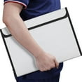 thumbnail image 1 of OULII Security Documents Bag Waterproof and Fireproof Light Grey for Office Use, 1 of 7