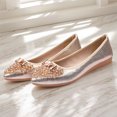 thumbnail image 1 of Zapatos cómodos sin cordones descalzos mocasines de moda con diamantes de imitación calzado de primavera y otoño, 1 of 9