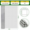 thumbnail image 1 of QinaQin Hardware Cloth Chicken Wire Fence, Galvanized Steel Mesh, Silver, 1 of 7