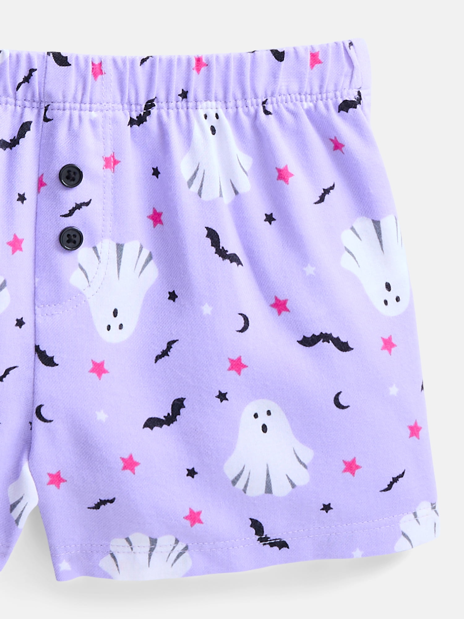Wonder Nation Girls' Graphic Tee and Shorts Pajama Set, 2-Piece, Sizes 4-18