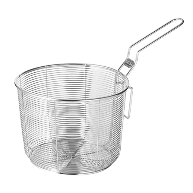 jifeng Panier à Frire avec Poignée Passoire Polyvalente pour Fondue Chinoise pour Pâtes Raviolis 16 cm