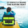Skywin Kayak Cooler Behind Seat Waterproof Kayak Seat Back Cooler for