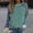 Light Blue, variant on Trendy Queen Oversized Sweatshirt For Women 2024 Fall Winter Round Neck Striped Printed Shirts Long Sleeve Loose No Hood Sweatshirts Y2K Outfits Black XXL