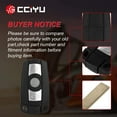 thumbnail image 5 of CCIYU 4 X Flip Key Fob Uncut Blade (SHELL CASE) 3 Buttons Replacement for Smart Key Shell Blade Fob E90 E91 E92 E60 Remote Case for BMW 1 3 5 6 X Series Fits select: 2007-2012 BMW 328, 5 of 6