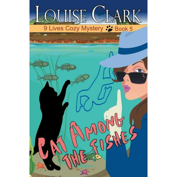 9 Lives Cozy Mystery Cat Among The Fishes, Book 5, (Paperback)