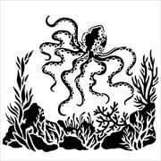 Crafter's Workshop Template 6"X6"-Octopus