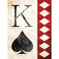 thumbnail image 2 of Villa, Mlli 12x14 White Modern Wood Framed Museum Art Print Titled - King Of Spades, 2 of 4