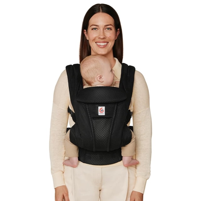 Portabebés Ergobaby Omni Deluxe de malla transpirable con soporte