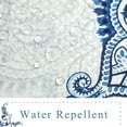 thumbnail image 5 of Farmhouse Shower Curtain for Bathroom Paisley Shower Curtain Boho Shower Curtains Blue Shower Curtain for Hotel Bathtubs, 72 x 72 inch, 5 of 5