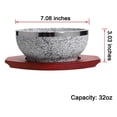 thumbnail image 2 of Dolsot Bibimbap Bowl 32oz, Granite Stone Pot with Wood Base, Korean Dolsot for Rice, Soup, Stew, Bibimbap - Heat Retention & Smoky Flavor, 2 of 7
