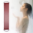 thumbnail image 2 of Unique Bargains 1 Pc Elasticity Body Scrub Towel Body Scrubber for Shower 29.92"x5.51" Red, 2 of 6