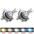 thumbnail image 1 of 2 faros LED H7 superbrillantes para coche, antiniebla, 12 V, 24 V, 6000 K, blancos, para conducción y marcha., 1 of 3