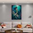 thumbnail image 2 of Kit Punto Cruz Sirena Impreso Hilo Algodón Ecológico Bordado 11CT 50x75cm, 2 of 9