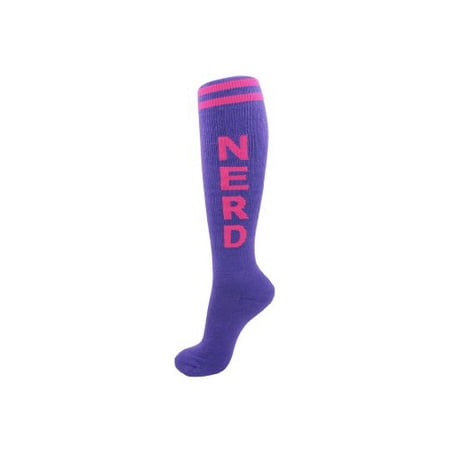 NERD Unisex Knee High Tube Socks Athletic Novelty