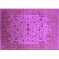 thumbnail image 1 of Ahgly Company Indoor Rectangle Oriental Purple Traditional Area Rugs, 2' x 3', 1 of 4