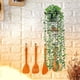 thumbnail image 4 of Plantas verdes artificiales sauce ratán colgante hojas de hiedra decoración de fiesta (C) Hugtrwg Libre de BPA, 4 of 6
