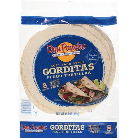 Don Pancho Flour Tortilla 8" , 14.4 oz, 8 Count