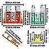 thumbnail image 2 of 288 Pieces Car Fuses Assortment Kit - Blade Fuses Automotive For E, Auto, Rv, Boat, Truck, 2 of 5