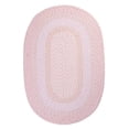 thumbnail image 1 of Colonial Mills Rug BK78R096X096 Blokburst - Blush Pink 8 ft. round Braided Rug, 1 of 1