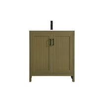 Elegant Kitchen and Bath Finnley 30 Inch Single Bathroom Vanity In Chestnut Brown