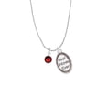 thumbnail image 2 of Delight Jewelry Crystal Red Channel Drop Best Mom Ever Charm Necklace, 2 of 4
