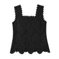thumbnail image 4 of WEIWEN Spaghetti Strap Tank Tops for Women Loose Fit Summer Sleeveless Athletic Camisole Workout Tank Top Woman Cami Shirts Black, L, 4 of 4