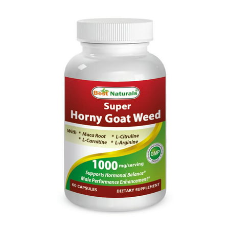 Best Naturals Horny Goat Weed with maca 60 (Best Febreze For Weed)
