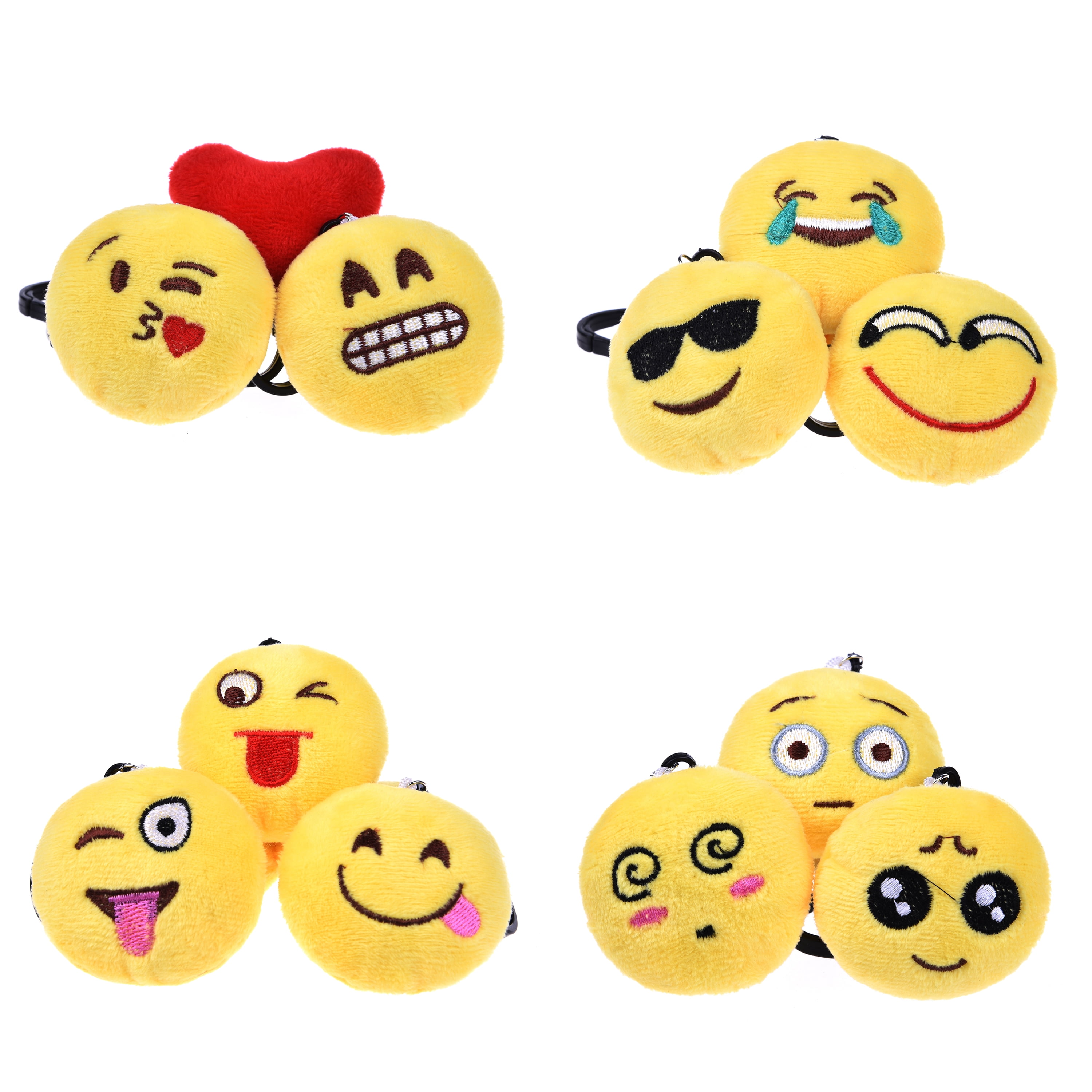 Emoji Talking Icon Pillow Keychains Plush Material Best Gift Listen Option Xmas 