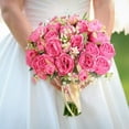 thumbnail image 6 of Dalrosia 4PCS Peonies Artificial Flowers Fake Peony Bouquet for Decoration Faxus Peony Flowers Arrangements Table Centerpieces Wedding Bouquets for Party Home Decoration Indoor, 6 of 8