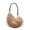 Khaki, variant on Women Handmade Crochet Seashell Purse with Pearl Chain Fashion Elegant Summer Beach Tote Boho Clutch Shoulder Bag for Women