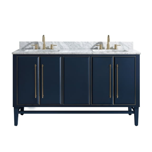 Avanity Mason-Vs61-G-C Mason 60" Free Standing Double Basin Vanity Set - Blue
