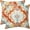 Carpet Pattern-red Orange, variant on Boho Floral Throw Pillow Covers Set of 2 Colorful Bohemian Flower Decorative Cushions Pillowcase for Bedroom Sofa Home Decor, 16x16 Inch, Velvet