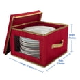 thumbnail image 4 of Caja de almacenamiento Simplify Holiday de 31 cm con 12 separadores de fieltro, 4 of 7