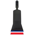 thumbnail image 2 of Black Long Handle Bulldozer Squeegee for Car Cleaning Carbon Film Wrapping Tint Tool Windshield Winter Snow Remover Tool B104B (with red blade), 2 of 7