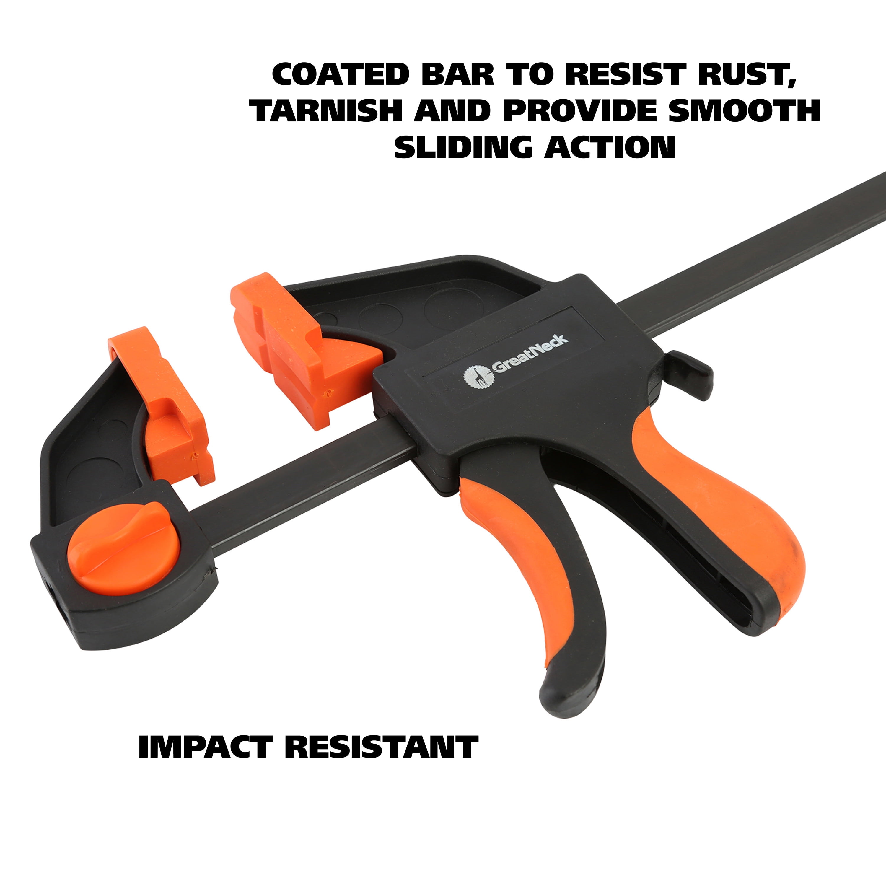 GreatNeck Ratcheting Nylon Bar Clamp & Spreader, 18 inch