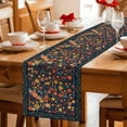 thumbnail image 5 of Table Runner - 48 Inch Long, Boho Flowers Kitchen Dining Table Runner Dresser Scarves, Spring Abstract Watercolor Floral Leaf Farmhouse Decor for Coffee Tables Wedding Party Banquet, 5 of 8