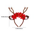 thumbnail image 3 of Fiudx Decoración del hogar Cintas para el pelo con forma de gorro navideño Adornos para el pelo con forma de asta Diademas navideñas Decoraciones navideñas Decoraciones para fiestas navideñas, 3 of 6