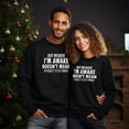 thumbnail image 2 of EcoLoom Just Because I'm Awake For Tweens And Ns Long Sleeve Unisex Midweight Crewneck Sweatshirt, 2 of 4