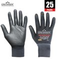 thumbnail image 1 of LINCONSON 25 Pack Ultimate Grip Construction Mechanics Work Gloves Nylon/Polyester Seamless-Knit with Polyurethane Palm (PU) Coating-Safety Performance Series (Medium), 1 of 5