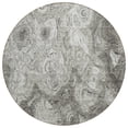 thumbnail image 2 of Addison Rugs Chantille Indoor/Outdoor Transitional Circles Silver Washable Round Rug, 8' x 8', 2 of 5
