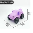 thumbnail image 3 of Coche de juguete educativo deformado para amasar, coche de juguete elástico (coche de policía), juguete transformable para apretar, 3 of 8