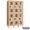 Tan, variant on 15 in. Double Tier Vented Metal Locker - Assembled, Tan - 6 ft. x 3 x 18 in.