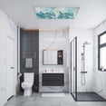 thumbnail image 3 of Fluorescent Light Covers 1 Pack 4x2 ft Teal Ocean Turtle Ceiling Light Covers Seaweed Coral Starfish Light Filters for Classroom, Office & Home, Drop Ceiling Light Covers, 3 of 8