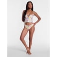 thumbnail image 2 of No Boundaries Multi Fruit Print Ruffle Tankini Swim Top, Women's XXS-XXL, 2 of 5