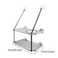thumbnail image 3 of Double Layer Perch With Suction Cups Cat Bed Hammock Pet Easy Install Detachable, 3 of 10