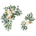 thumbnail image 1 of Abbracc h Flowers Champagne Window Display Props Decor Rose Flower Wedding Flowers for Wedding, 1 of 8