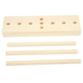 thumbnail image 3 of Bow Maker, Multipurpose Wooden Extended Bow Maker Bow Ribbon Decorative Gift Making Tool Kit For Christmas Halloween Holiday, 3 of 8