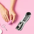 thumbnail image 6 of Unique Bargains 1 Pcs Nail Clippers Portable Nail Clipper for Nail Care Stainless Steel Black, 6 of 7