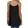 thumbnail image 4 of UVN Tank Tops for Women Pleat Spaghetti Strap Camisole Sleeveless Summer Tops Loose Fit Beach Tank Ladies Casual Tank Top, 4 of 7
